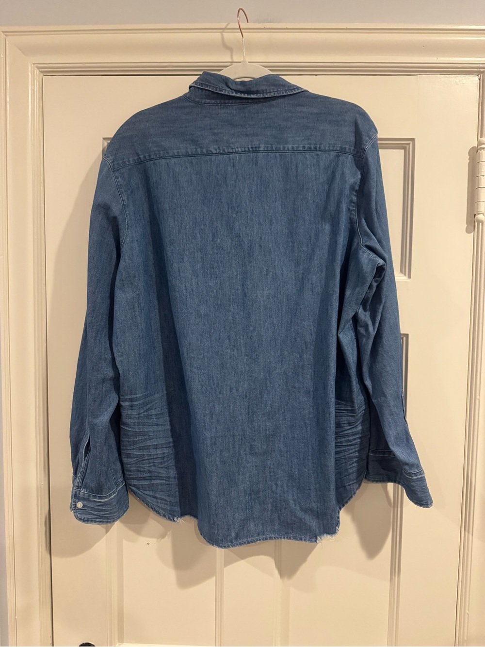 Frank & Eileen Men's Washed Blue Denim Button-Down Shirt - Picture 6 of 6